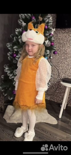 Карнавальный костюм белочки для девочки