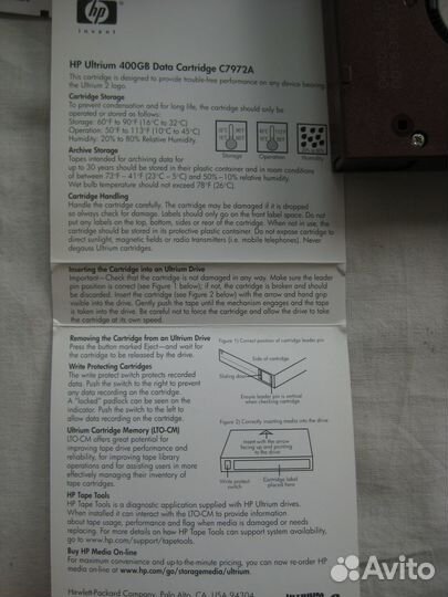 Картридж для хранения данных Ultrium C7972A