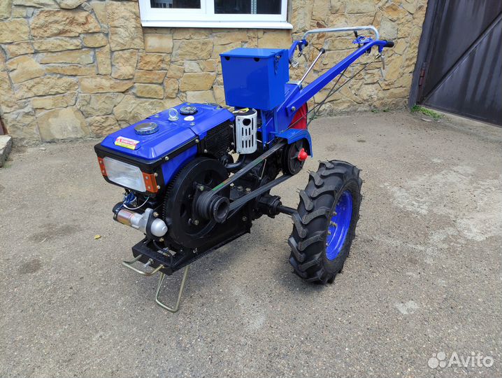 Мотоблок дизельный жидкостное охл. 12 лс дв R192Е