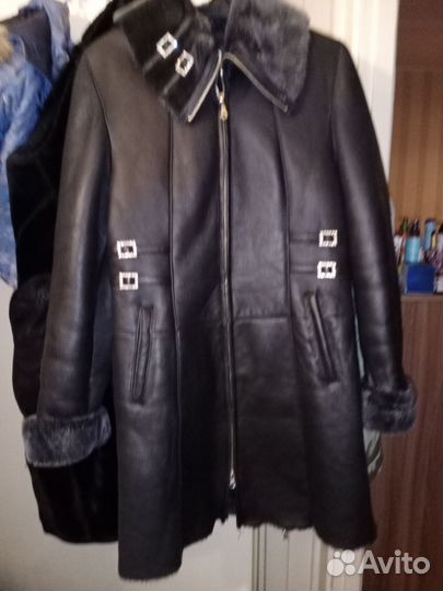 Дубленка натуральная женская 48 50 бу