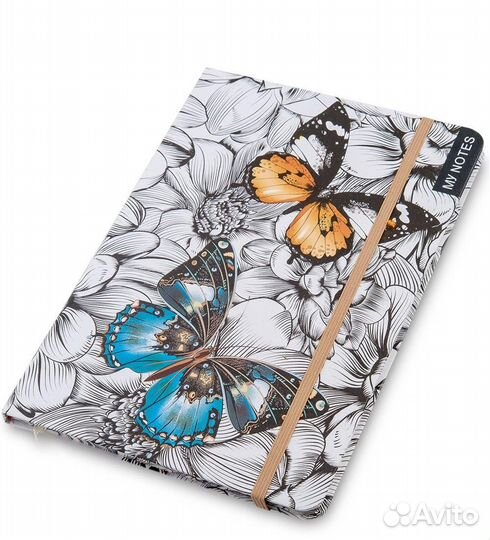 Блокнот бол. Тропические бабочки (твердая обложка) A2115434