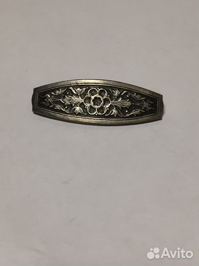 Брошь Серебро 875 Со звездой