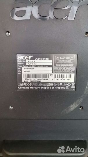 Монитор Acer 19