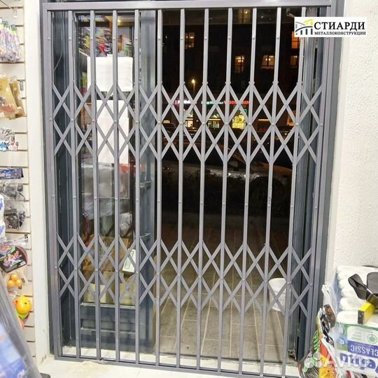 Решетки металлические на двери