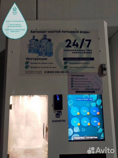 Франшиза. Готовый бизнес. Чистая вода