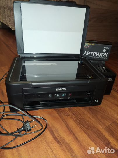 Мфу (цветной принтер, копир, скан) epson l222