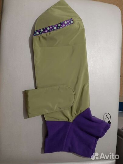 Попона,жилетка. Шапка снуд для собаки. Комбинезон