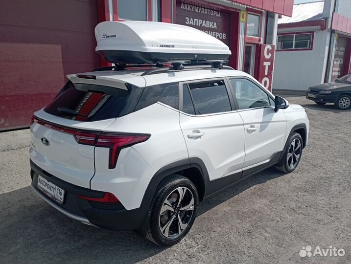 Автобокс Аэробокс 470л белый на Москвич 3