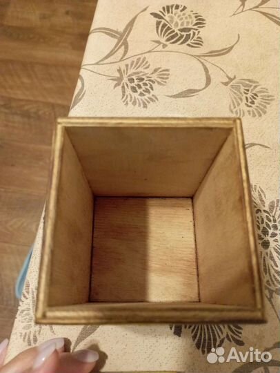 Банка из под чая СССР дерево Уфа