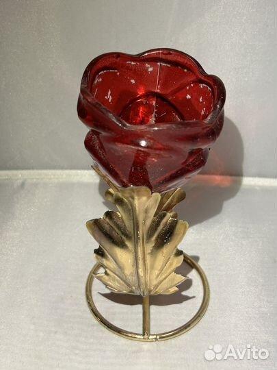 Подсвечник Роза б/у