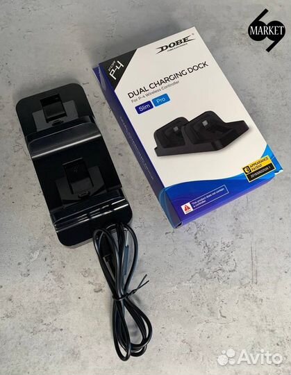 Зарядка для геймпада ps4 зарядная станция tp4 dobe
