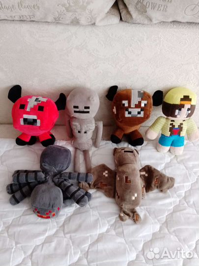 Мягкие игрушки майнкрафт