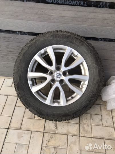 Колеса 225 65 r17 зимние Nissan X-Trail T32