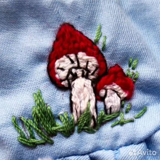 Платье для блайз из хлопка ручного окрашивания