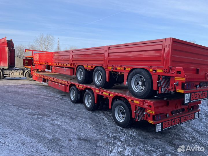 Полуприцеп трал (тяжеловоз) Berger 9853-0000050-05, 2023