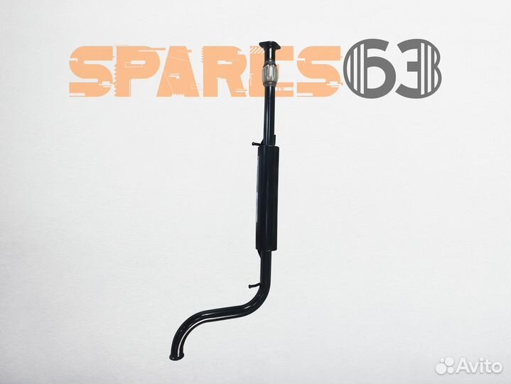 Резонатор прямоточный StinGer-auto Приора с гофрой