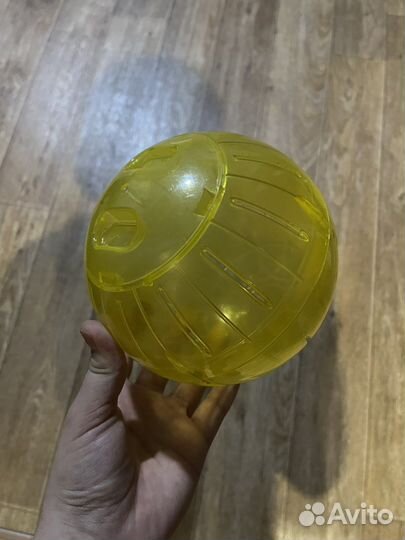 Клетка для хомяка + шарик