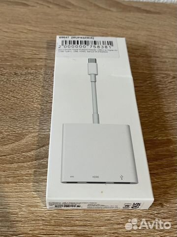Переходник Apple USB Type-C Digital AV Multiport