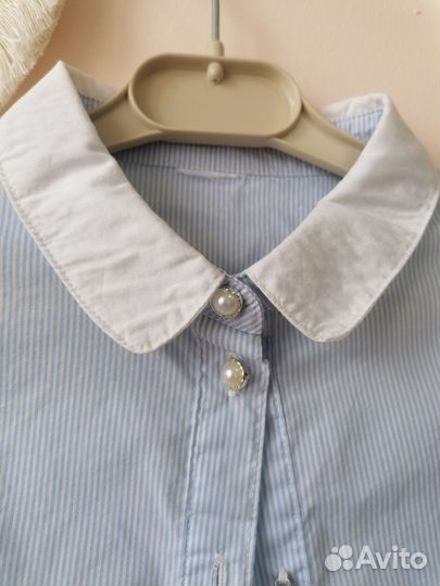 Рубашка блузки школьная на девочку 122 - 128