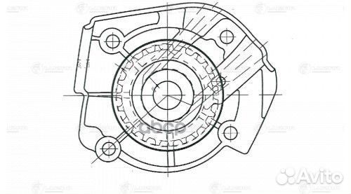 Насос водяной fiat albea 03- 1.4I LWP1661 luzar