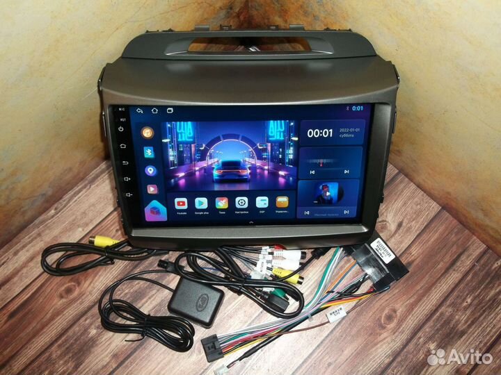 Магнитола Kia Sportage 3 Android GPS WiFi