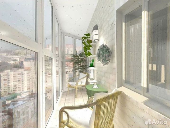 Лоджия 3м под ключ