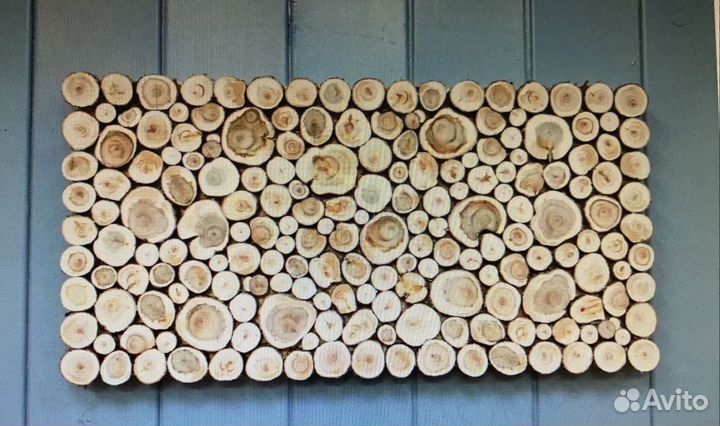 Панно из можжевельника для Бани Сауны