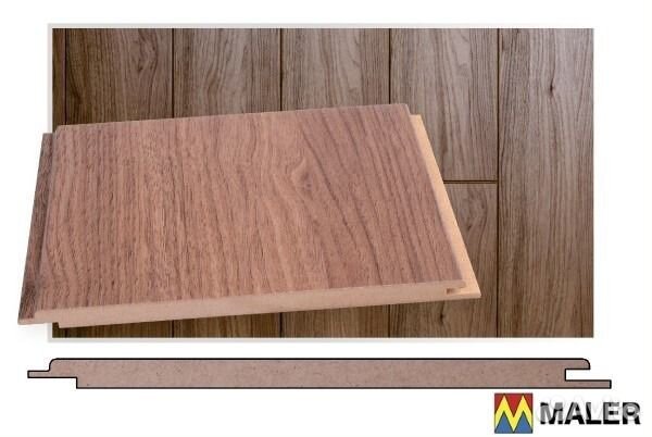 Финские потолки панели мдф 10x195х2070 изыск. орех