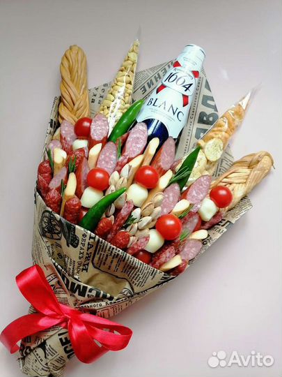 Мужской колбасный букет