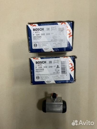 Цилиндр тормозной задний без абс Logan Bosch