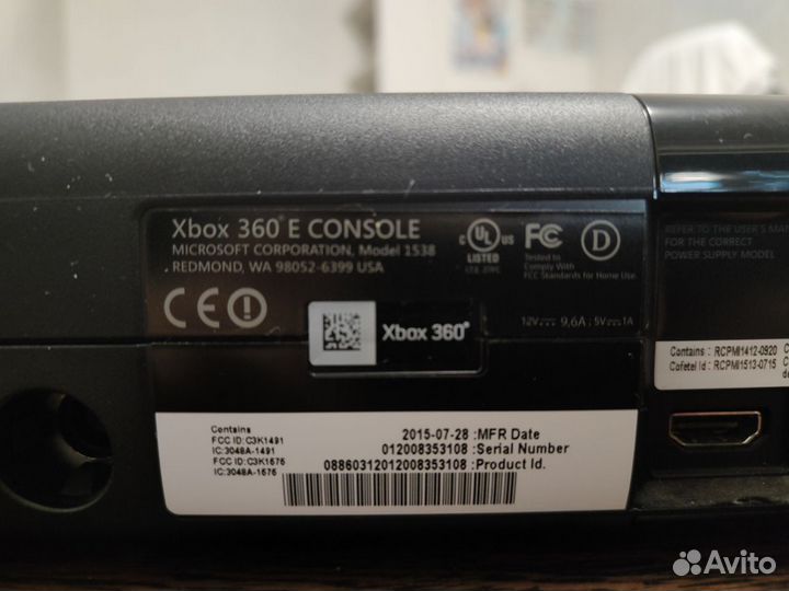 Игровая консоль Xbox 360 Slim E 500 гб + 4 игры