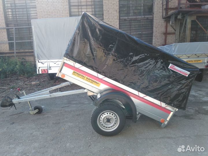 Курганский прицеп 821303 Крепыш-2 с высоким тентом
