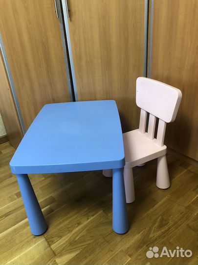 Детский Стол и стул икеа