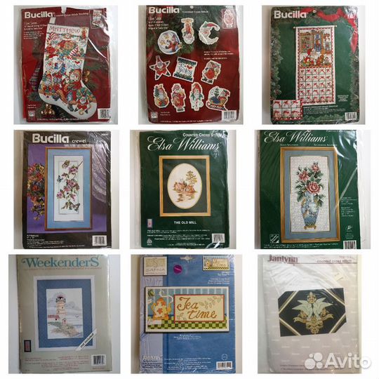 Наборы для вышивки Bucilla, Janlynn, Elsa Williams