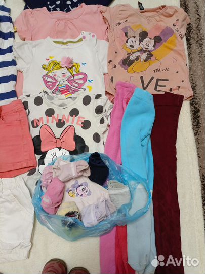 Вещи пакетом для девочки 92 98