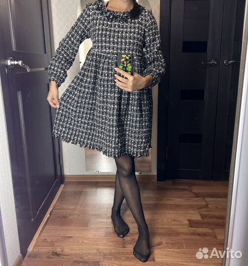 Платье из твида