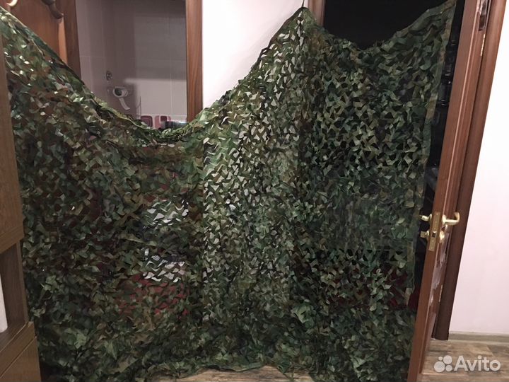 Маскировочная камуфляжная сеть, 2х3, 3x5 м, лес