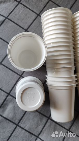 Пластиковые стаканчики плотные 200 мл