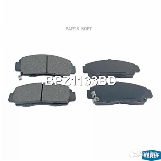 Krauf BPZ1133BD Колодки тормозные дисковые