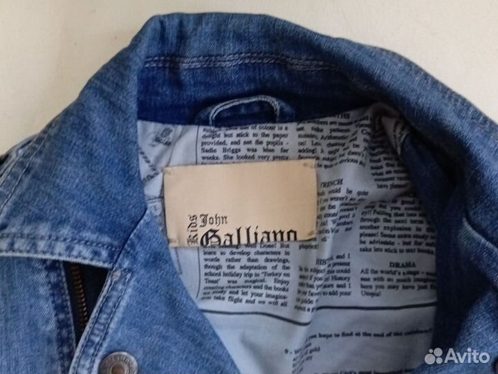 Куртка джинсовая John Galliano
