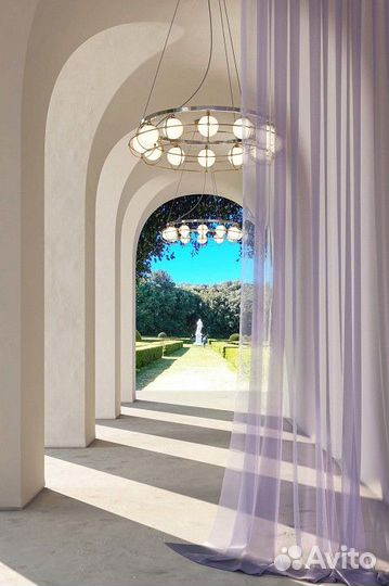 Подвесная люстра Maytoni Carcass MOD312PL-12GCH