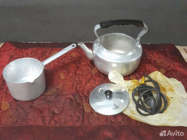 Посуда СССР Кухонная утварь Сечка Сковорода Казан