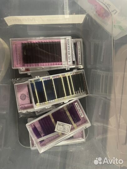 Ресницы для наращивания бу