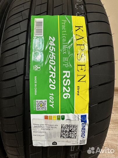 Kapsen RS26 Practical Max HP 245/50 R20 106W
