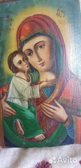 Икона Владимирская Пресвятая Богородица. Письмо