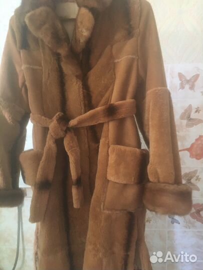 Шубка комбинированая, арилаг и норка