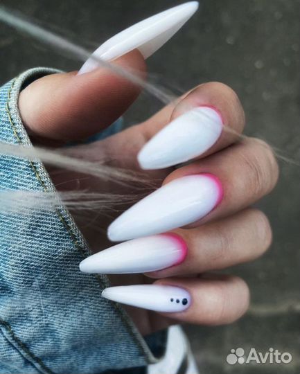 Наращивание ногтей. Маникюр с покрытием
