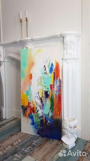 Абстракция маслом 