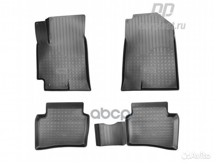 Коврики салонные для Hyundai Solaris 3D (2017)