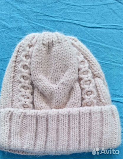 Шапка женская вязаная ручная работа